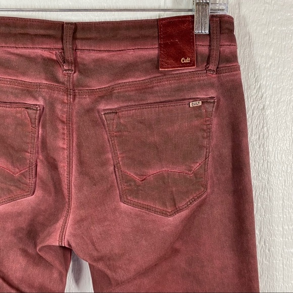 Cult of Individuality Red Teaser Skinny Jeans - Picture 6 of 12